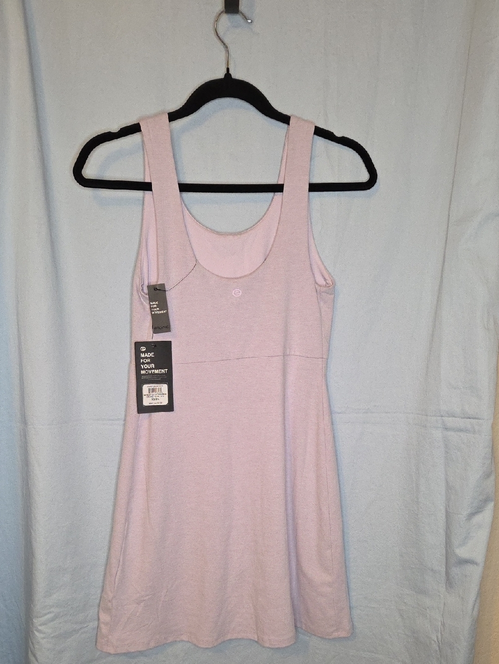 G469. NWT Etonic Front Slit Active Dress in Orchid Petal Spacedye - Size XS - Picture 3 of 6